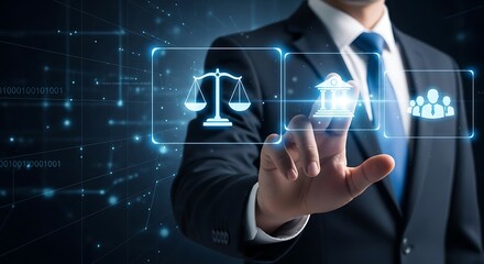 Legal, banking and policy advisory interface